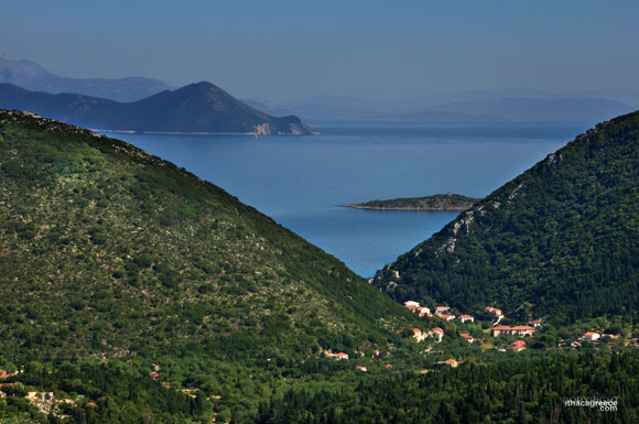 Frikes Bay ithaca Greece