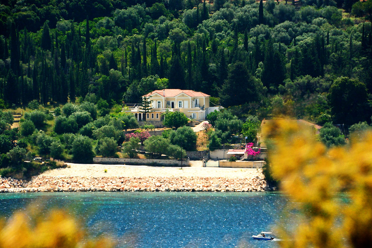 Villa on the sea Aetos ithaca Greece